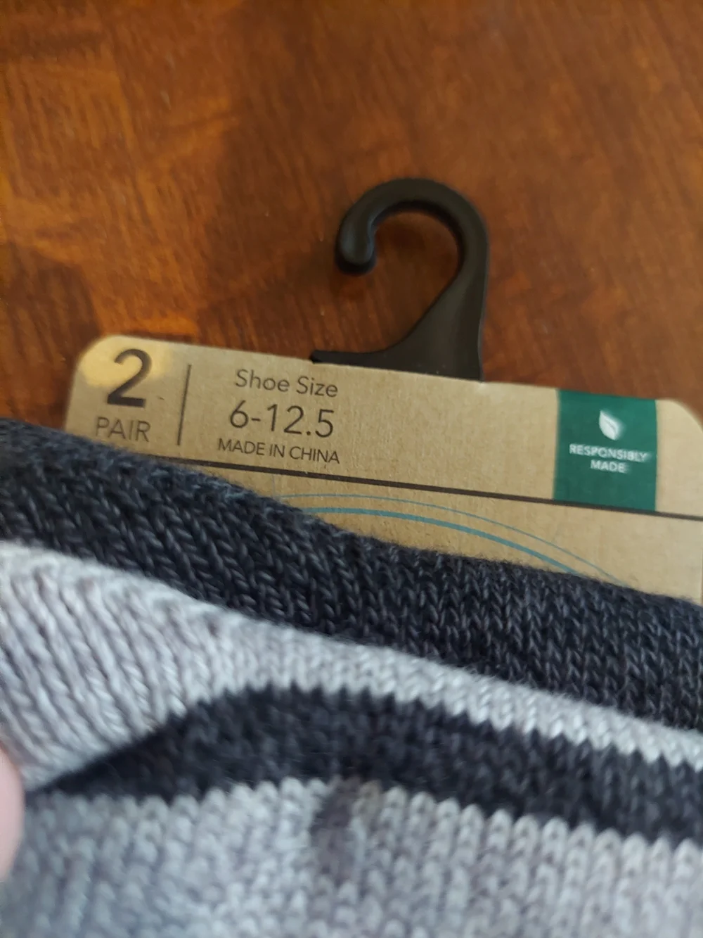 Gold Toe Gray, Black & Blue Striped Men’s Dress Socks - Native Nomad